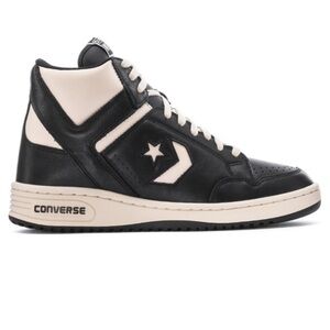 Converse Chuck Taylor Black Ivory Weapon Mid Leather Mens Shoes Size 9
